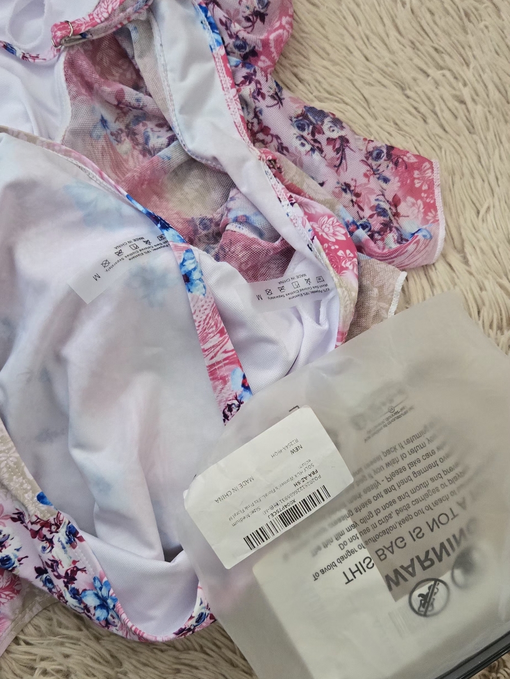 SOLY HUX Floral Tankini Swimsuit #1272 - Picture 2 of 9